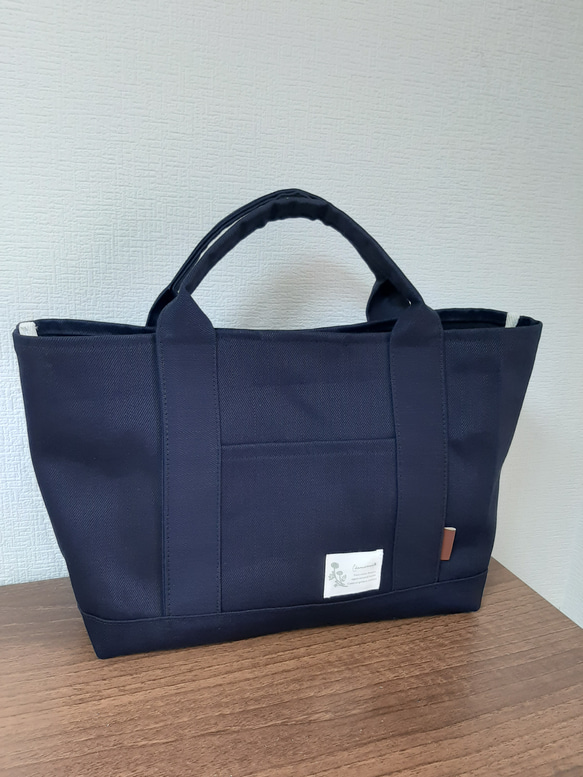 再販 岡山デニム たっぷりサイズのトートバッグ トートバッグ tsunagu