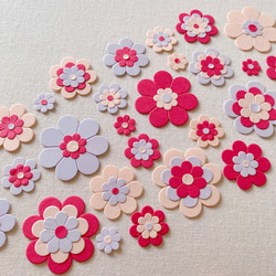 ◉送料込み◉クラフトパンチ 花 アルバム カラフル 飾り 寄せ書き