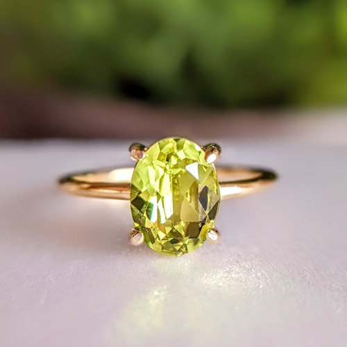 18Kgp/SV925 ペリドット Citrus Green Peridot 爽やかシトラス