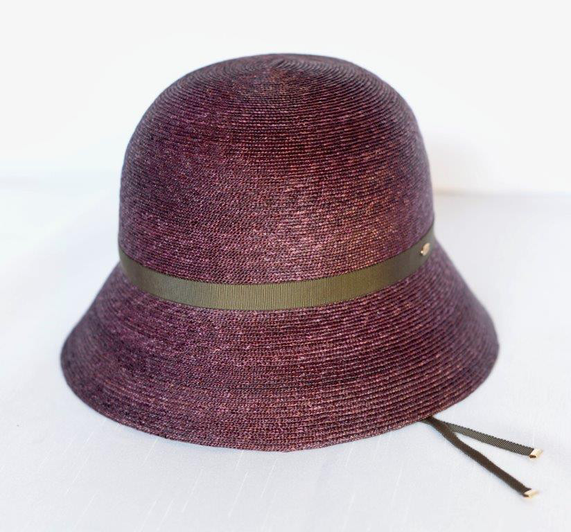 麦わらヒモ付きクロッシェ（23SSN-003W)