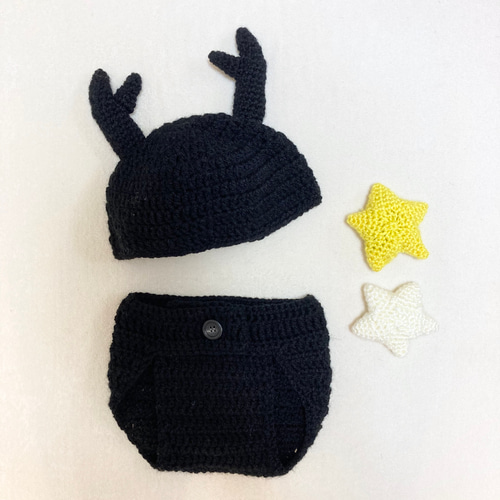 ベビーコスチューム クワガタ ＊ ニューボーンフォト ハーフ