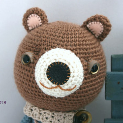 no.2305　Brown Bear　(茶色のくま) 2枚目の画像