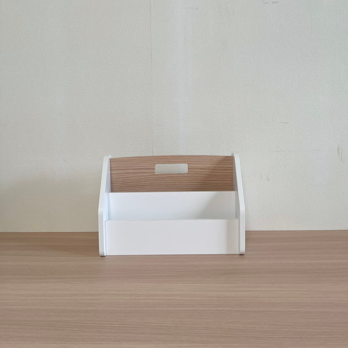 持ち運びできる絵本ラック 絵本のお家 棚・シェルフ・ラック okamoto