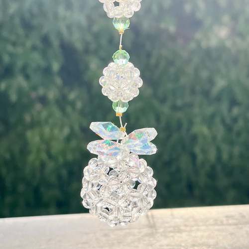 受注制作】水晶フラーレンサンキャッチャー☆フラーレン☆フラーレン＋