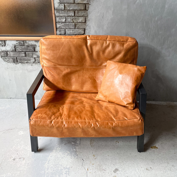 ＼送料無料／[EMP Sofa 1.5Seater]レザーソファ 1.5人掛け アイアン家具 無垢材ソファ‐53_l‐ EMP Sofa 5Seater 5人掛け アイアン家具 or アイアン