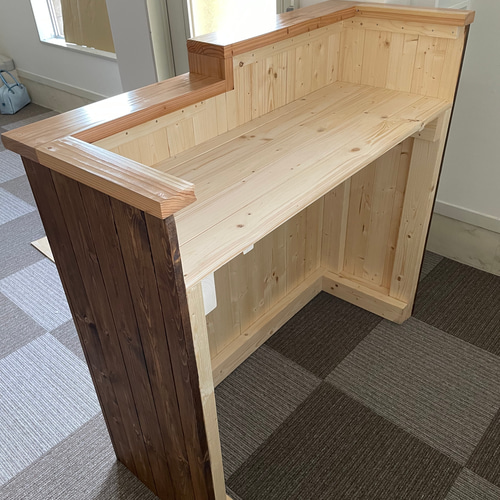 カウンター レジカウンター 受付カウンター 棚・シェルフ・ラック