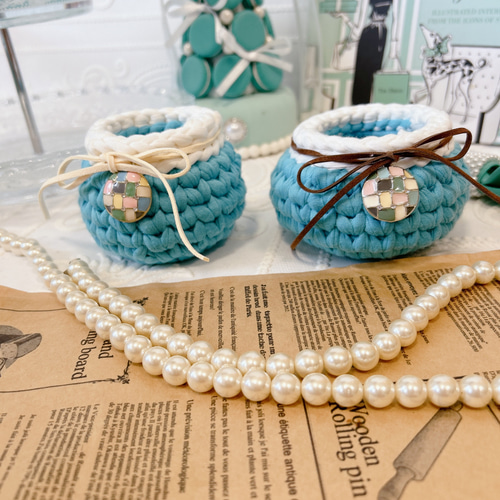 中古】ティファニー TIFFANY&Co. ブルーボックス ミニ