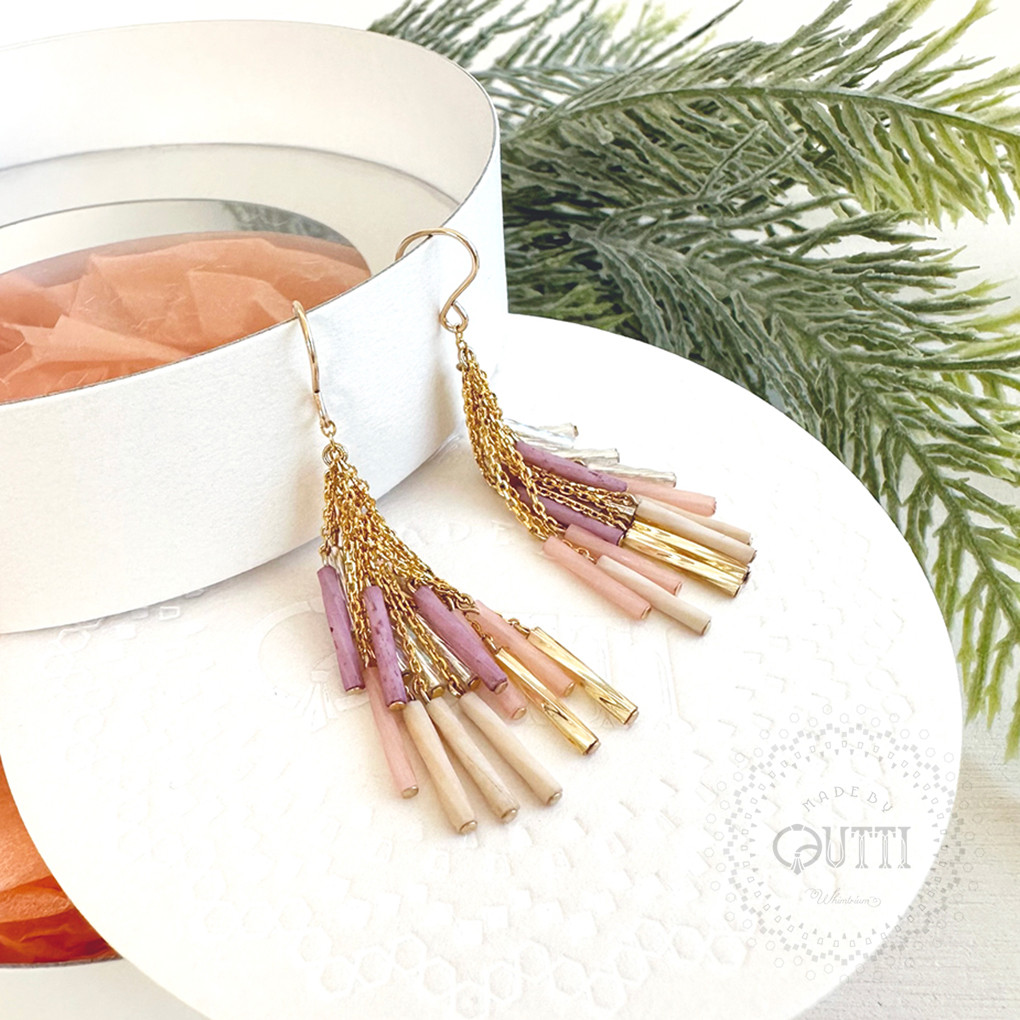 14KGF:  CASCADE P/E (#PK)　-ピアス/イヤリング