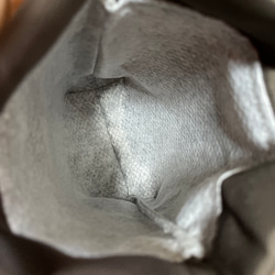 小型犬用　ナイロンオックス生地の消臭マナーポーチ　ダークブラウン 4枚目の画像