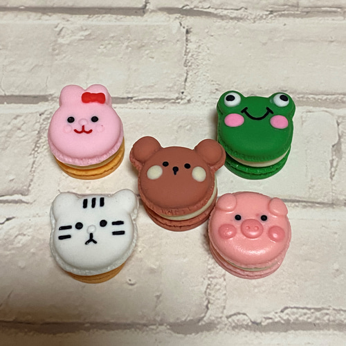 マカロンカラークマさんパーツ♡ 1つ10円♡ マカロンカラークマさんパーツ♡ 1つ10円♡