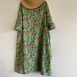 リバティ Yoshie ネイビー ワンピース ワンピース fuki18e 通販