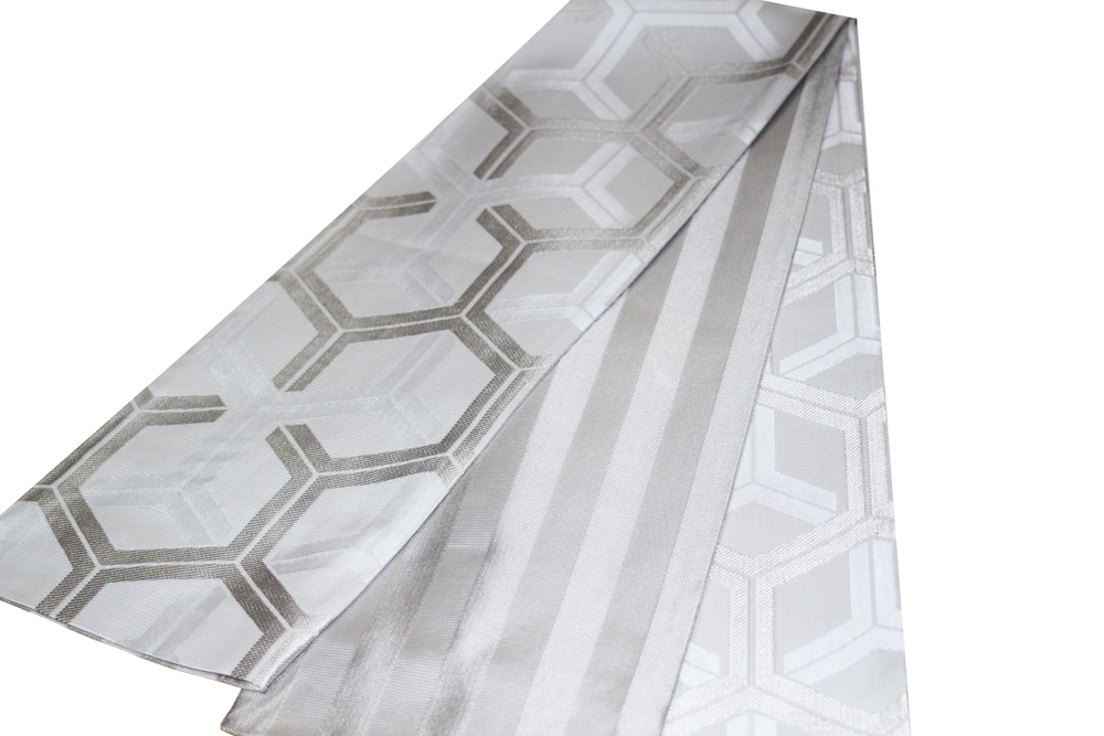 半幅帯　正絹　リバーシブル　訳アリ