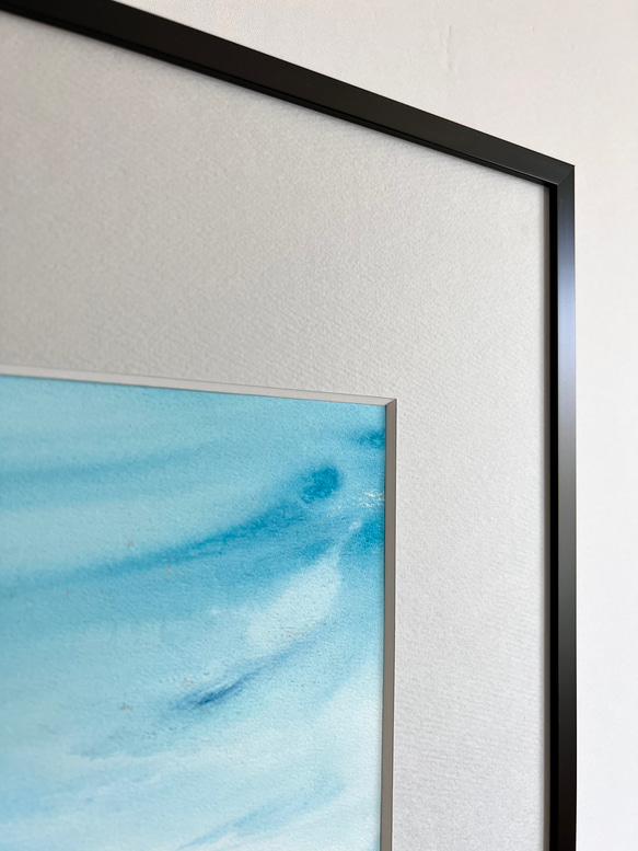 SAPPHIRE - インテリア　アート　抽象画 　現代アート　シルバー　ゴールド　ブルー　ネイビー　紫　モダン　シック SAPPHIRE