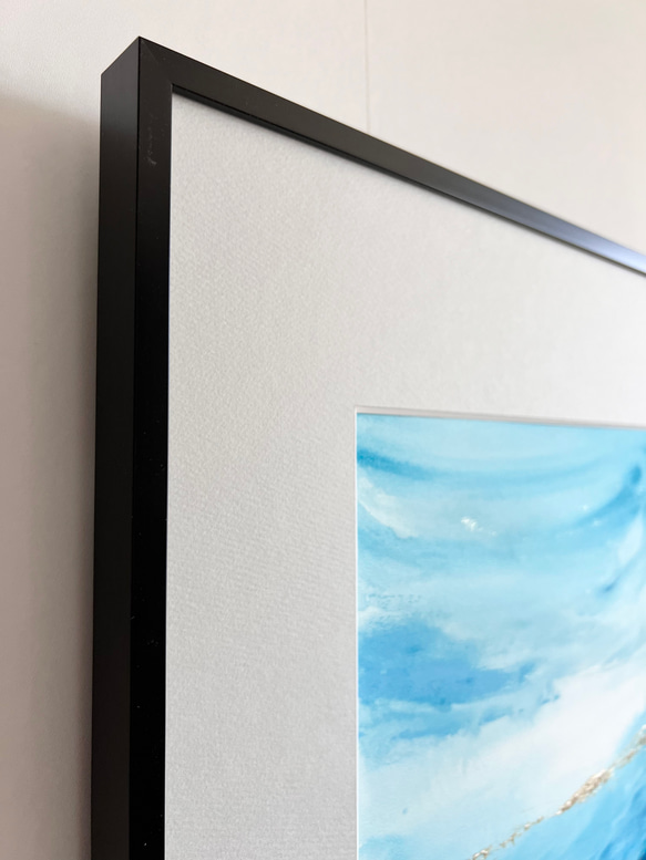 SAPPHIRE - インテリア　アート　抽象画 　現代アート　シルバー　ゴールド　ブルー　ネイビー　紫　モダン　シック SAPPHIRE