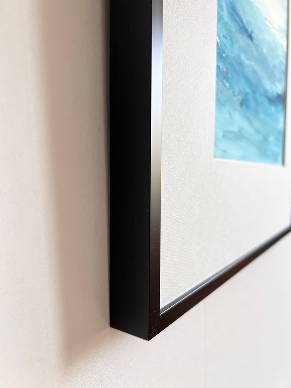 SAPPHIRE - インテリア　アート　抽象画 　現代アート　シルバー　ゴールド　ブルー　ネイビー　紫　モダン　シック SAPPHIRE