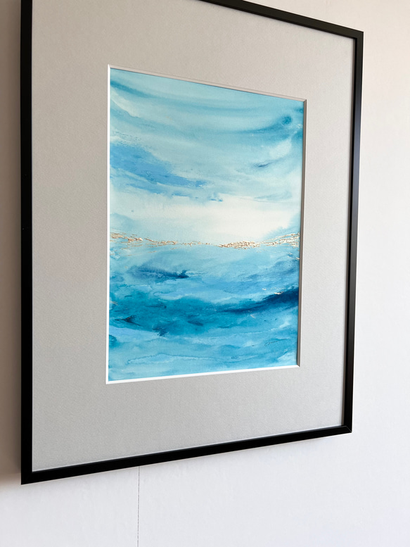 SAPPHIRE - インテリア　アート　抽象画 　現代アート　シルバー　ゴールド　ブルー　ネイビー　紫　モダン　シック SAPPHIRE