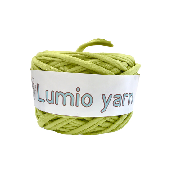 【Lumio yarn】トレンド　グリーン　セット　軽い編み糸　日本製 2枚目の画像