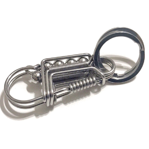 自転車やバイク好きの方に ステンレス製カラビナキーホルダー その他