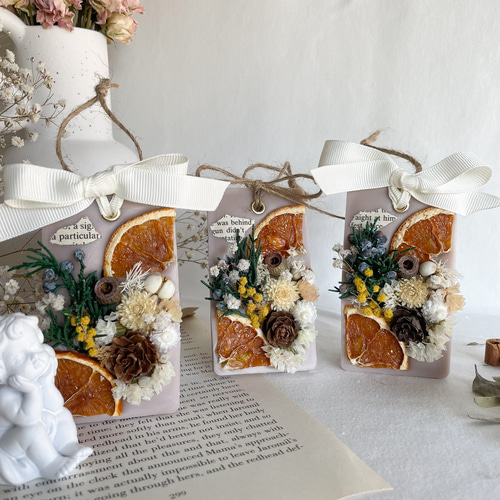 No.95 《柑橘系 シトラスの香り》アロマワックスサシェ ギフト