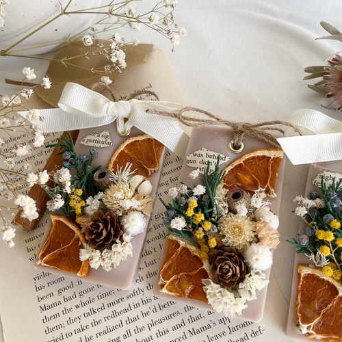 No.95 《柑橘系 シトラスの香り》アロマワックスサシェ ギフト