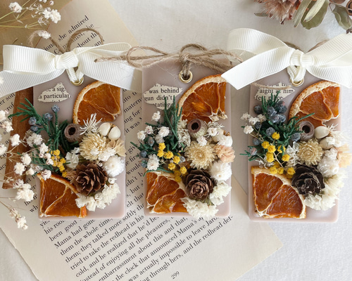 ◆ドライフラワー◆ボタニカル②アロマワックスバー◆ブラッドオレンジ◆2点での価格 ◇ドライフラワー◇ボタニカル①アロマワックスバー◇ブラッド