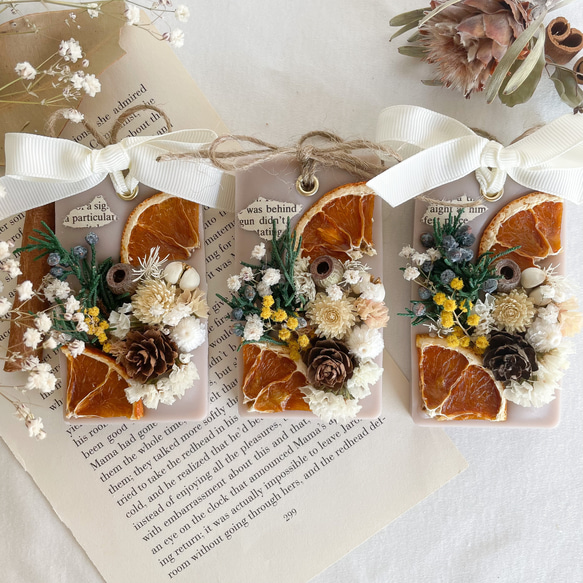 No.95 《柑橘系 シトラスの香り》アロマワックスサシェ ギフト