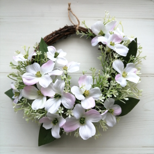 ハナミズキのリース リース Allium blue perfume 通販 15851861