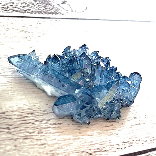 証明書付】オーロラの輝き！極上！超希少石｜アクアオーラ｜クラスター