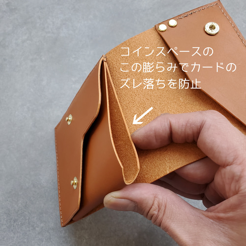 ◇ お札が折れない上質レザーの薄型ウォレット◇ レザー財布 ◇ お札が折れない上質レザーの薄型ウォレット◇ レザー財布