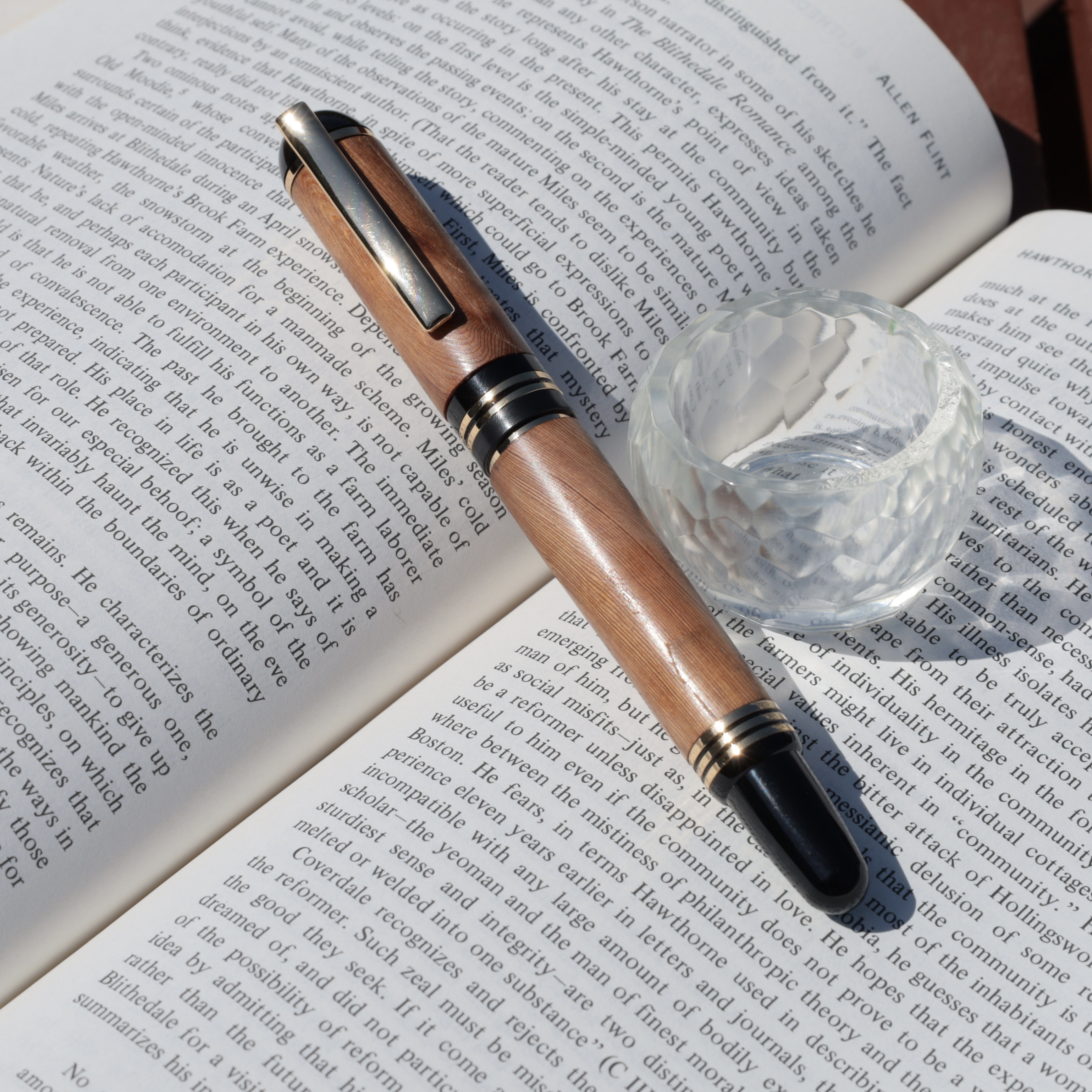 【再販・世界に1本だけ】屋久杉の万年筆　長寿を祈る贈り物に　CZ5021