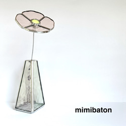 new】mimibaton＊ステンドグラスフラワー＊ アートフラワー