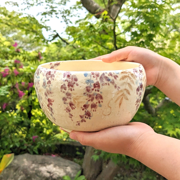 鉢　藤　オリジナル陶器 1枚目の画像