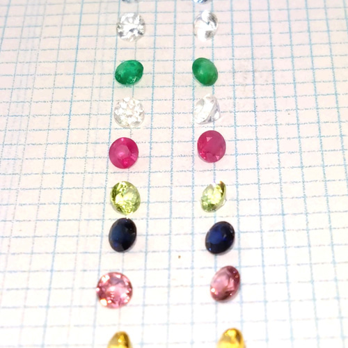 天然石 誕生石3ミリ ラウンドカットルース 12か月セット 各2個X12  