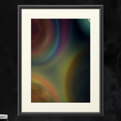 神秘的で色鮮やかな宇宙・銀河・星雲模様 スマホケース【強化ガラス仕上げ】 10枚目の画像