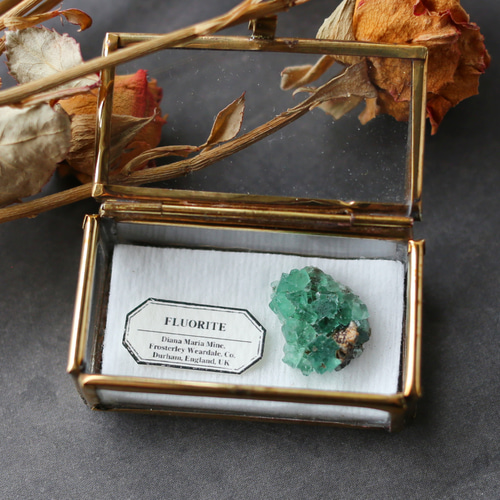 ダイアナマリア鉱山フローライトのミニチュアクラスター 鉱物標本