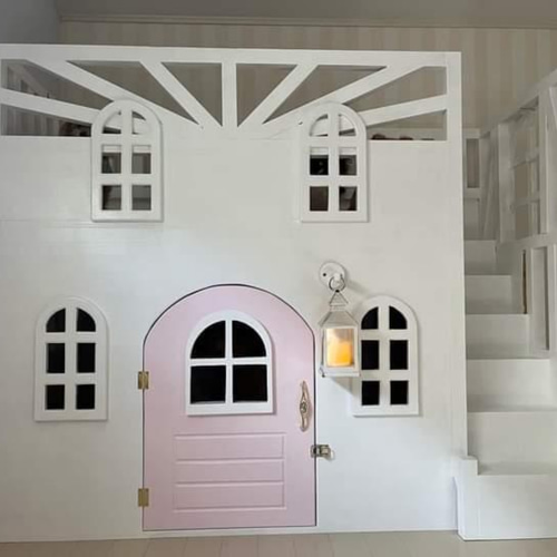 犬用 2階建て北欧テイストハウス（大型犬用） ハウス・小屋 オーダー