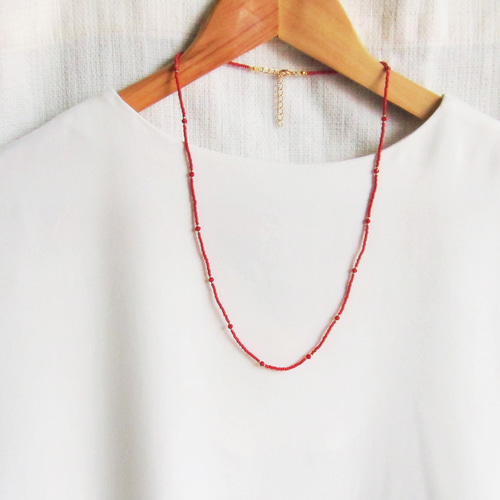 ガラスビーズ 2way ロングネックレス イングリッシュカット ガラスビーズ 2way ロングネックレス イングリッシュカット
