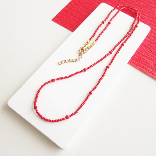 ガラスビーズ 2way ロングネックレス イングリッシュカット ガラスビーズ 2way ロングネックレス イングリッシュカット