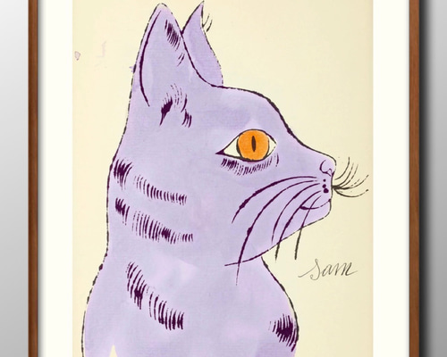 【オープニング大セール】 絵画 12963□ポスター A3サイズ『猫 イラスト ネコ』アート ポスター
