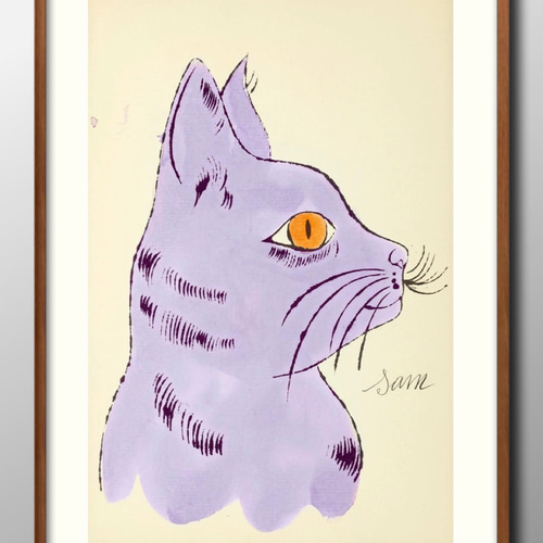 12963□ポスター 絵画 A3サイズ『猫 ネコ』アート イラスト