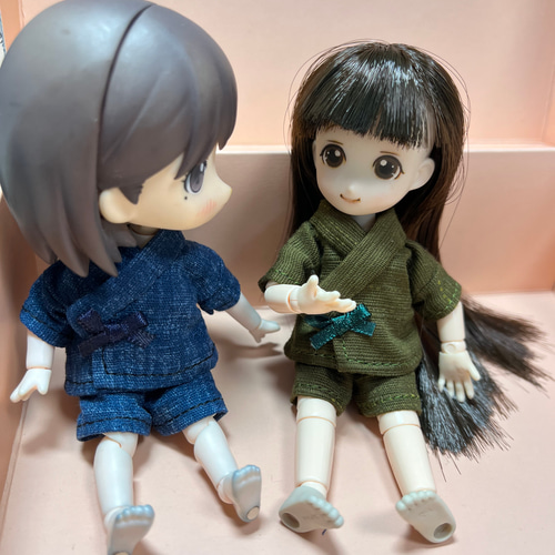 即納 ドール用 甚平 その他人形 tetteto 通販 15853328｜Creema(クリーマ)