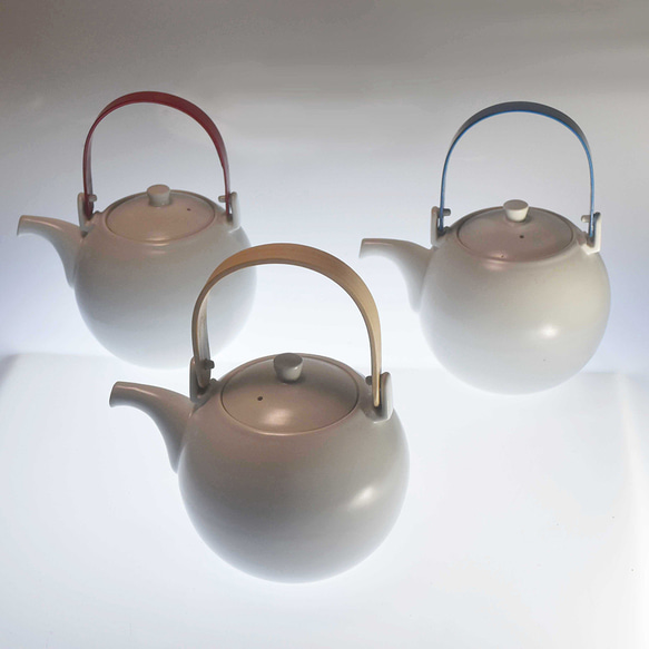 土瓶　白マット　母の日プレゼント 　急須　新茶 1枚目の画像
