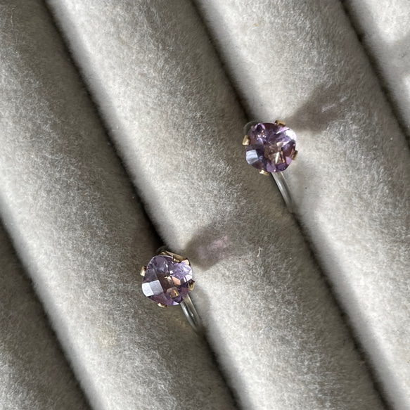 Classy  ... pink Amethyst 14kgf 7枚目の画像