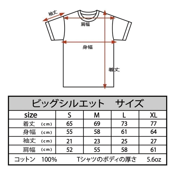 【 草さえ生えない夢 】　ホワイトボディ　ビッグシルエットTシャツ　アートデザイン　【 インクジェット 】 4枚目の画像