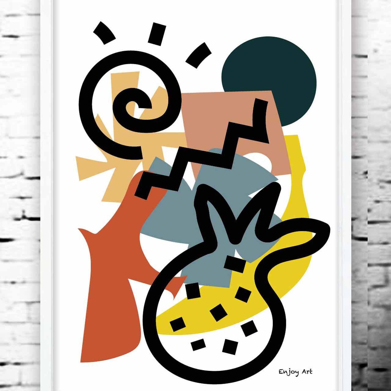 カジュアルアート　送料無料　イラスト　ポスター　A4 A3 A2 A1　アートポスター　1402