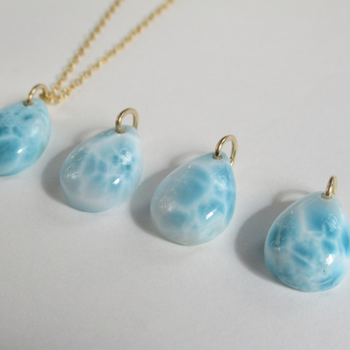 高品質 ラリマーネックレス ペンダント ④