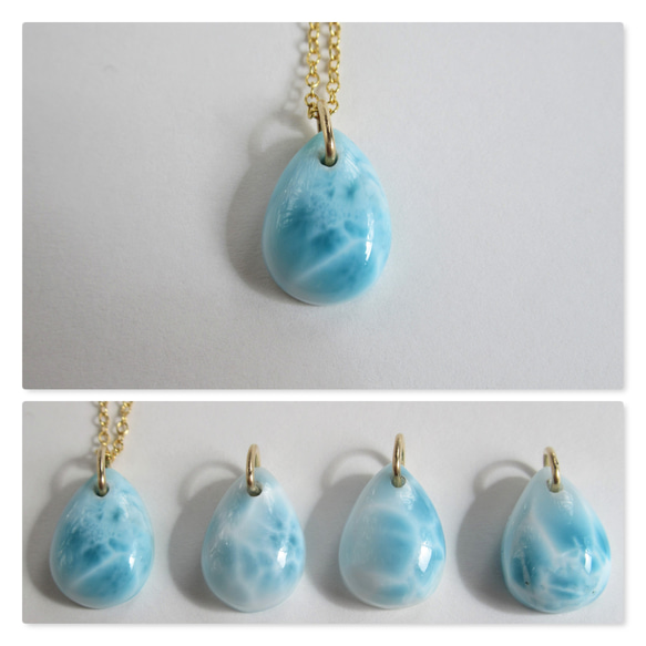 高品質 ラリマーネックレス ペンダント ④