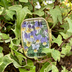 〔ピルケース〕おしゃれでかわいい！持ち運びしやすい外国切手のケース（フィンランド　すみれ）ラッピング無料！プレゼントにも 16枚目の画像