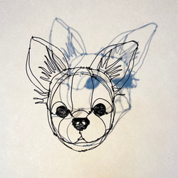 ２匹のチワワ　/ ワイヤーアート　ワイヤークラフト 2匹のチワワ / ワイヤーアート ワイヤークラフト 2匹のチワワ