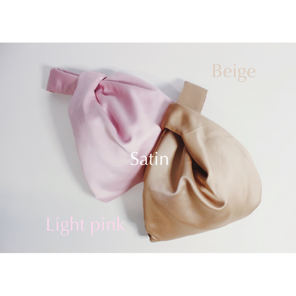 ◆リバーシブル ノットバッグ【Knot  bag】4 color  Small,Large 6枚目の画像